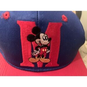Vintage Mickey Unlimited Disney Baseball Cap Retro Collectible Hat Snapback 90s